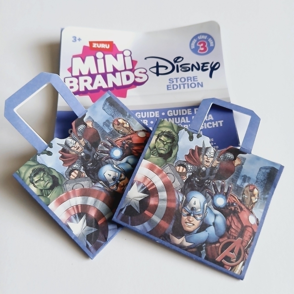 Zuru Mini Brands Disney Store Edition Series 3 Marvel Avengers Shopping Bags